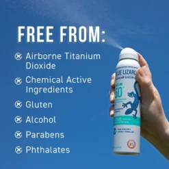 Blue Lizard Australian Active Mineral Sunscreen Spray SPF 50+ -Exclusive Beauty Shop blue lizard australian active mineral sunscreen spray spf 50 blue lizard shop at exclusive beauty club 249686